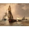 NOEL Jules Le Tréport en 1870 Huile sur toile signée située et datée Certificat d’authenticité 26