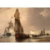 NOEL Jules Le Tréport en 1870 Huile sur toile signée située et datée Certificat d’authenticité 24