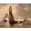 NOEL Jules Le Tréport en 1870 Huile sur toile signée située et datée Certificat d’authenticité 23