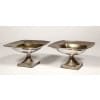 GORHAM – Paire de Coupes en argent massif martelé Birmingham XXe 11