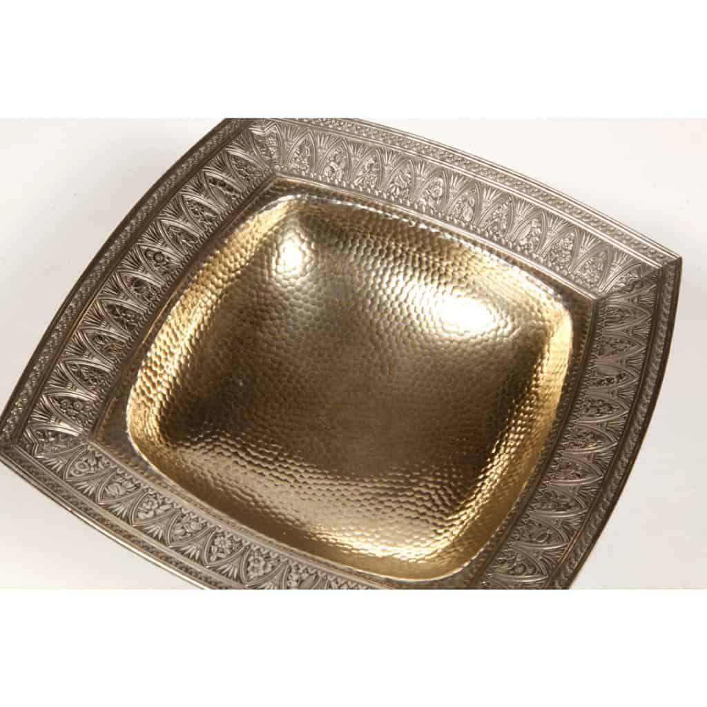 GORHAM – Paire de Coupes en argent massif martelé Birmingham XXe 8