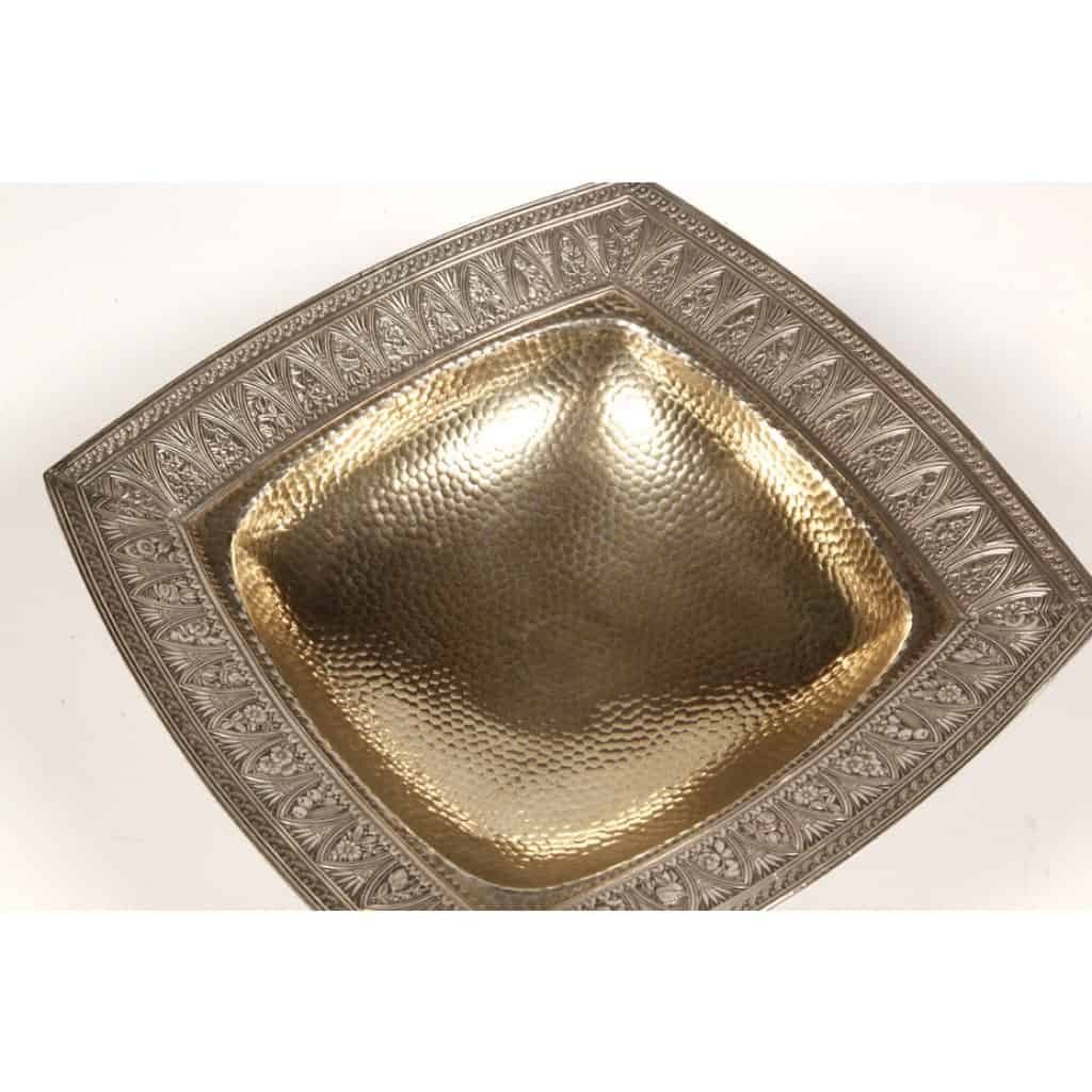 GORHAM – Paire de Coupes en argent massif martelé Birmingham XXe 9