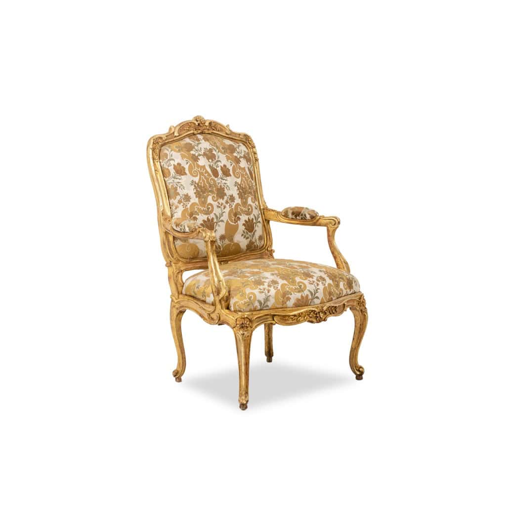 Fauteuil de style Louis XV, avec son dossier à la reine. Époque 1900-1950. LS5602435?M 3