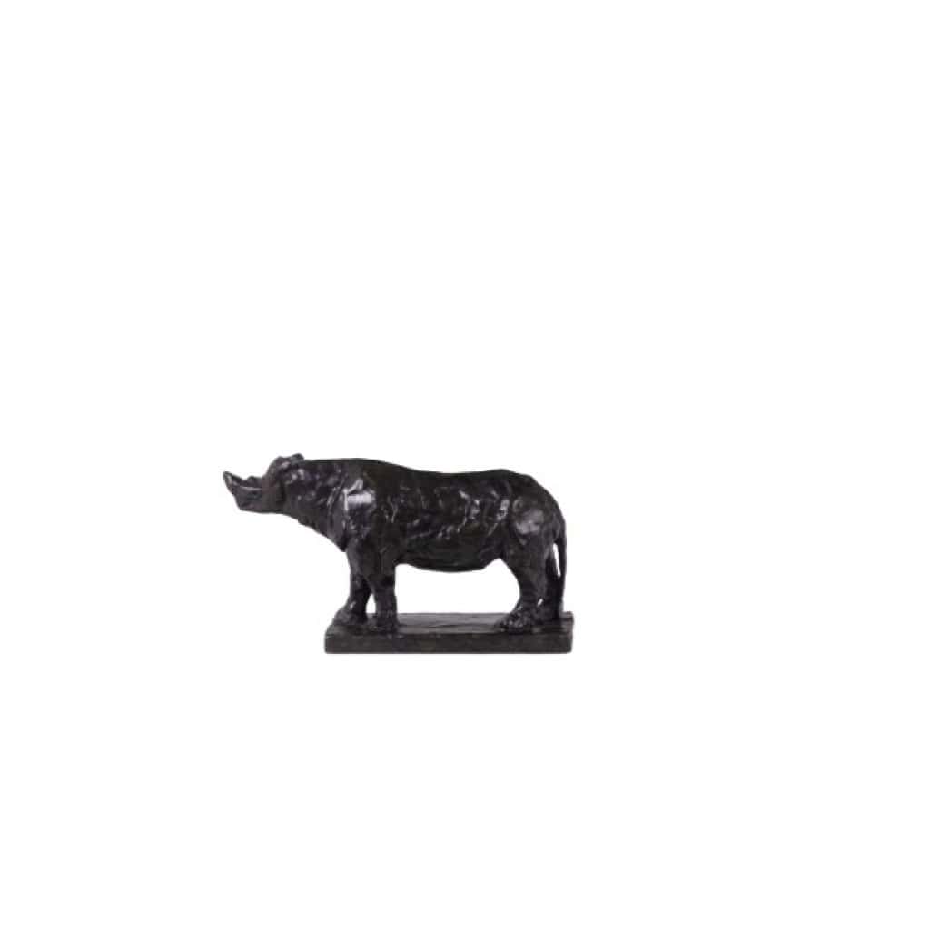 François Pompon. « Rhinocéros », bronze, tirage de 2006. LS63922109M 6
