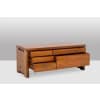 Pierre Chapo. Commode basse en orme blond. Circa 1970. LS64923507P 20