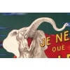 Affiche Originale, Leonetto Cappiello, Je Ne Fume Que Le Nil, Elephant, Animal, Papier à Rouler, Feuille, Cigarettes, Fumeur, Tabac, Tabagisme, Orientalisme, Art Nouveau, 1912 9