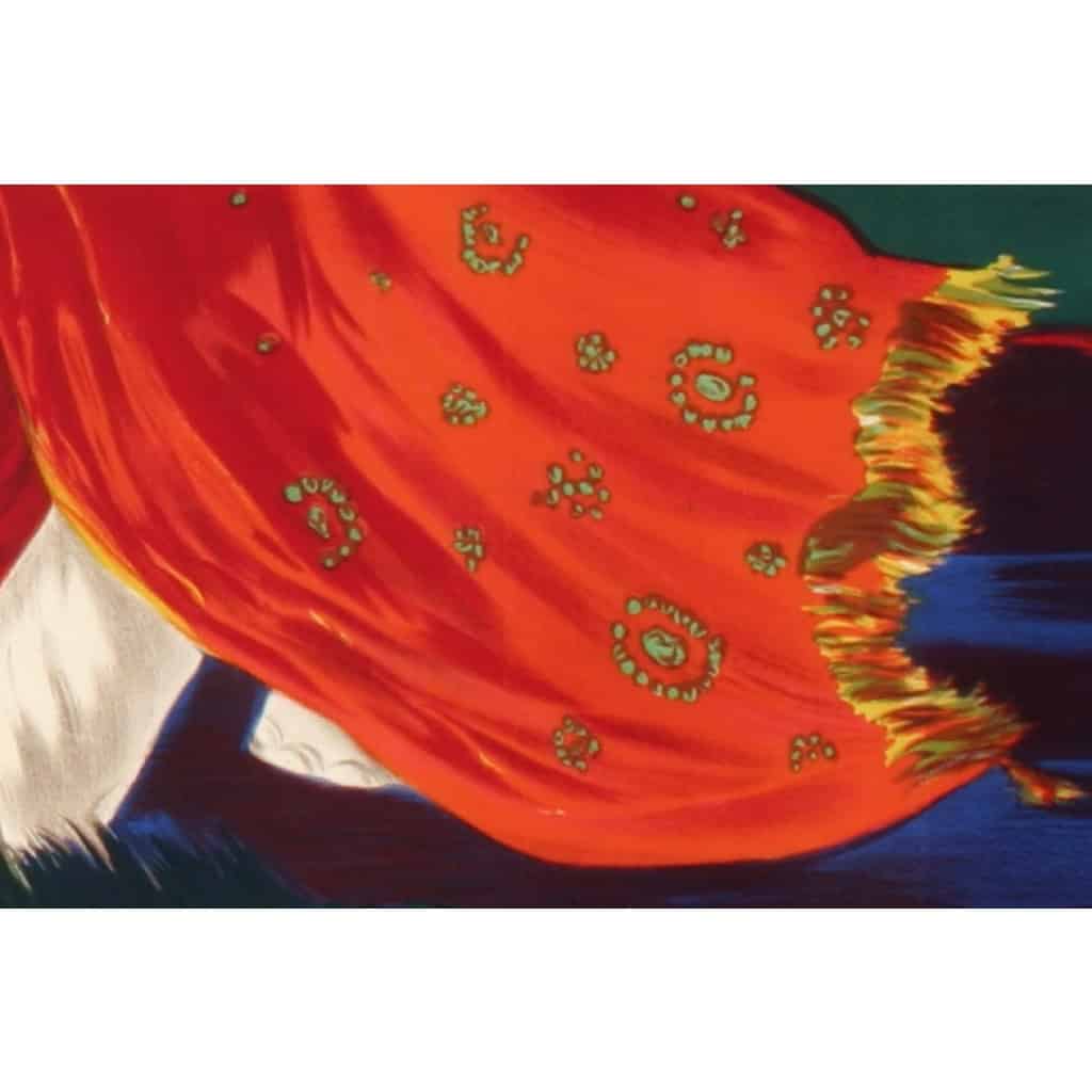 Affiche Originale, Leonetto Cappiello, Je Ne Fume Que Le Nil, Elephant, Animal, Papier à Rouler, Feuille, Cigarettes, Fumeur, Tabac, Tabagisme, Orientalisme, Art Nouveau, 1912 5