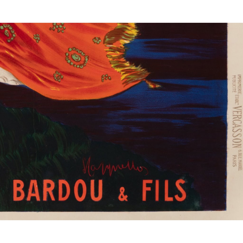 Affiche Originale, Leonetto Cappiello, Je Ne Fume Que Le Nil, Elephant, Animal, Papier à Rouler, Feuille, Cigarettes, Fumeur, Tabac, Tabagisme, Orientalisme, Art Nouveau, 1912 7