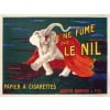 Affiche Originale, Leonetto Cappiello, Je Ne Fume Que Le Nil, Elephant, Animal, Papier à Rouler, Feuille, Cigarettes, Fumeur, Tabac, Tabagisme, Orientalisme, Art Nouveau, 1912 8