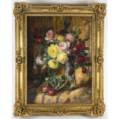 Gabrielle MELAY (1864-1931) Bouquet de fleurs