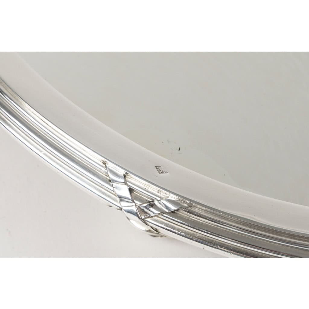 Orfèvre QUEILLE – Surtout de table en argent massif 3 parties époque NAPOLEON III, XIXe 17