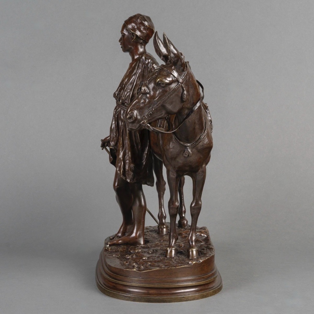 Sculpture – L’ Anier Du Caire , Alfred Dubucand (1828-1894) – Bronze 6