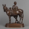 Sculpture – L’ Anier Du Caire , Alfred Dubucand (1828-1894) – Bronze 16