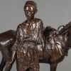 Sculpture – L’ Anier Du Caire , Alfred Dubucand (1828-1894) – Bronze 17