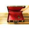 Mallette Hermes en cuir noir 32