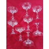 8 coupes en cristal ancien à champagne 11