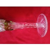 Vase en cristal de Val saint lambert, couleur verte,overlay 13