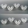 1930 René Lalique – Suite de 8 Coupes à Champagne Nippon 9