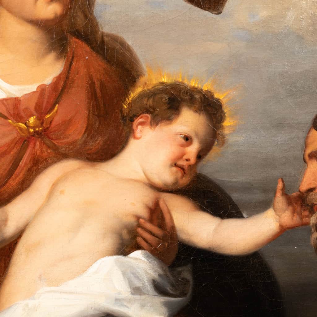 D’après Antoine Van Dyck (1599-1641), La Vierge au donateur, XIXe 8