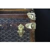 Malle Goyard ancienne, malle a chapeaux Goyard 60 cm 28