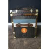 Malle Goyard ancienne, malle a chapeaux Goyard 60 cm 29