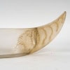 1927 René Lalique – Jardinière Coupe Acanthes Verre Blanc Patiné Sépia 15