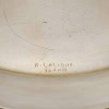 1927 René Lalique – Jardinière Coupe Acanthes Verre Blanc Patiné Sépia 16