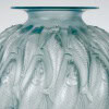 1927 René Lalique – Vase Marisa Verre Blanc Patiné Bleu Vert 10