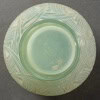 1931 René Lalique – Vase Le Mans Verre Vert Céladon Patiné Blanc 12