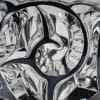 Cristal lalique :VASE TOURBILLONS CRISTAL INCOLORE ÉMAILLÉ NOIR 10