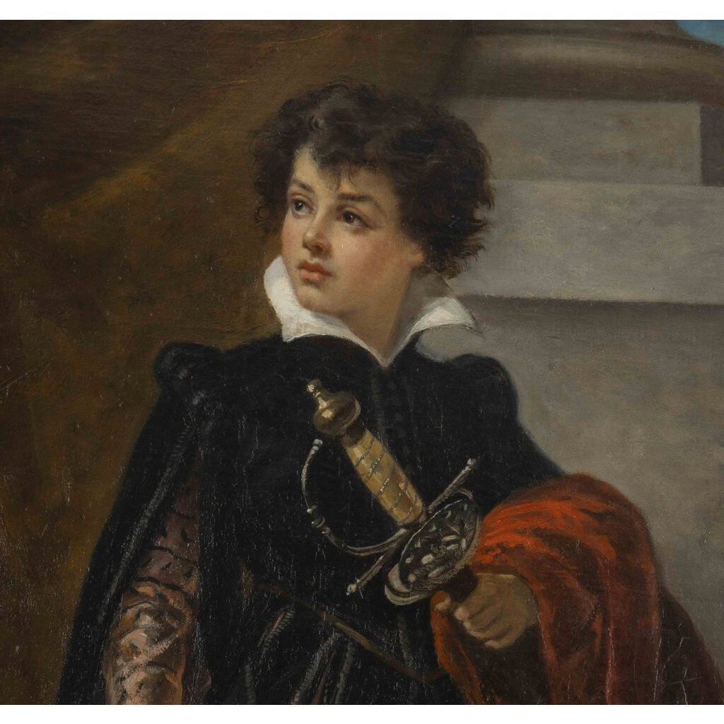 Jules Hippolyte RAVEL 1826-1898 Jeune Prince à l’épée 6