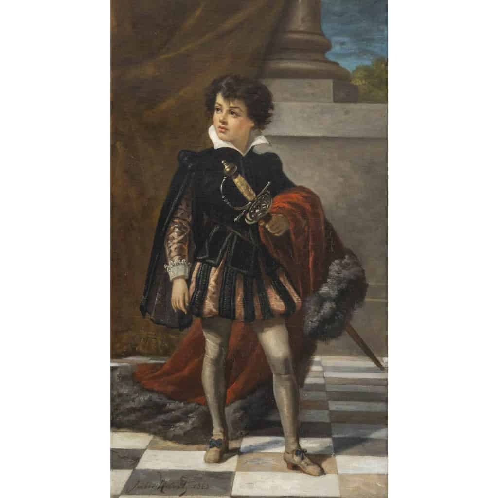 Jules Hippolyte RAVEL 1826-1898 Jeune Prince à l’épée 5
