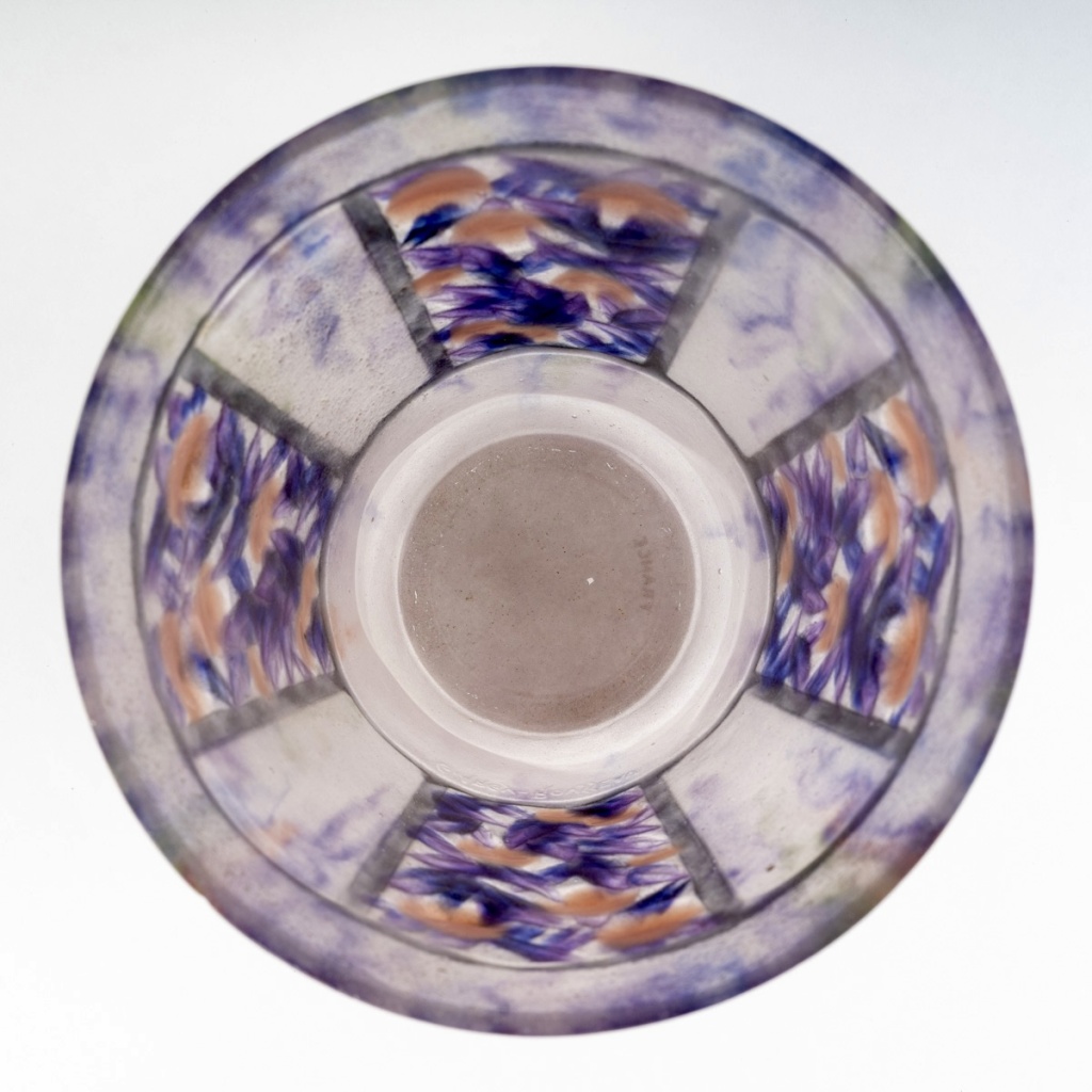 1922 Gabriel Argy Rousseau – Vase Fruits et Feuillages Pâte de Verre 9
