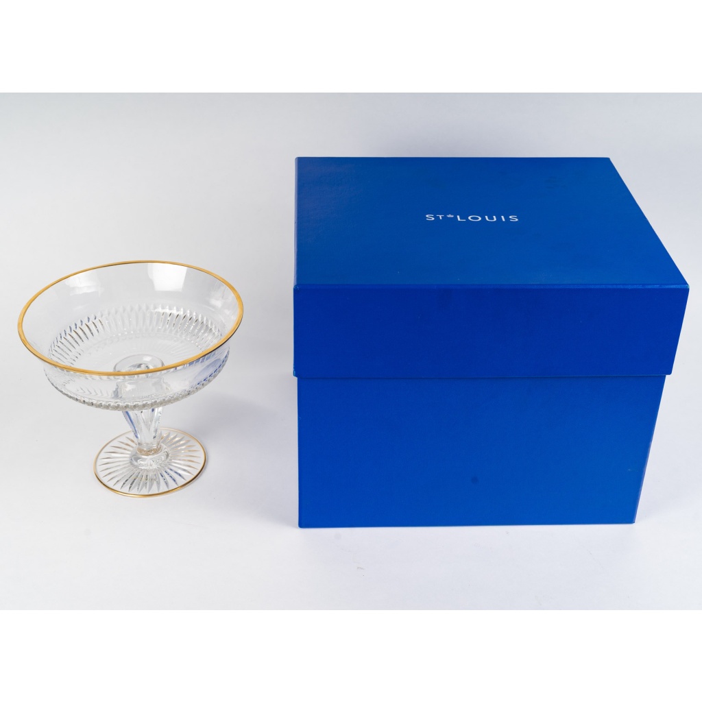 Saint Louis – Service 14 pièces Apollo Cristal et Or – NEUF 4