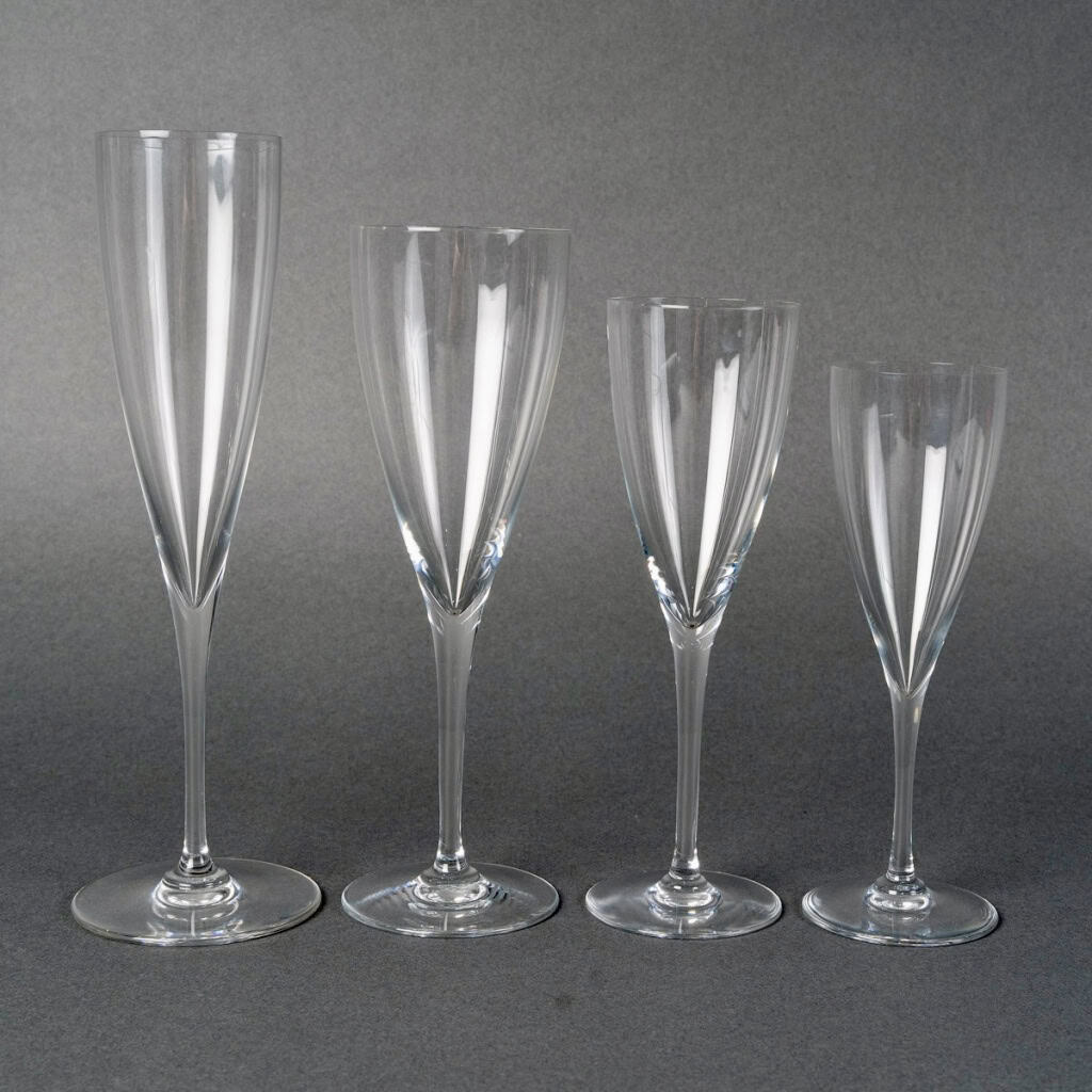 1960 Baccarat – Service de Verres Dom Pérignon Cristal – 40 Pièces 3