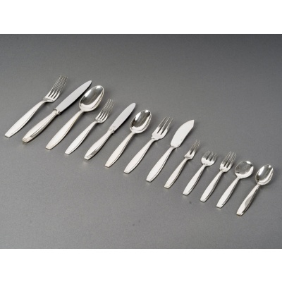 Boulenger – Ménagère Art Déco Argent Massif – 180 Pièces