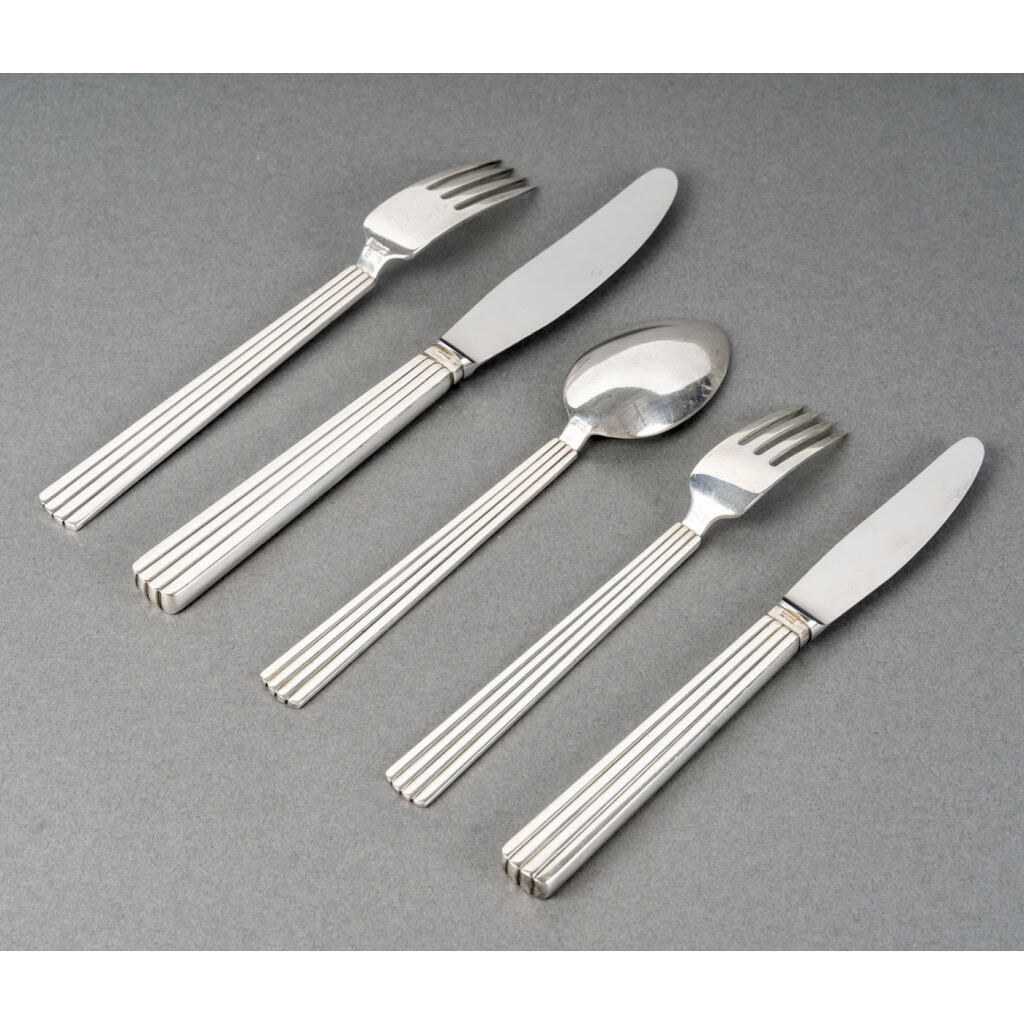 Georg Jensen – Ménagère Bernadotte Argent Massif – 40 pièces 9