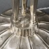 1921 René Lalique – Lampe Dahlias Verre Opalescent Et Bronze Nickelé 17