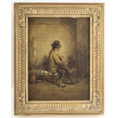 Alexandre-Gabriel Decamps 1803-1860 Le dresseur de singe