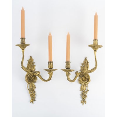 Paire d’appliques d’époque régence. XVIIIéme siécle. 3