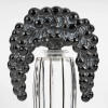 1920 René Lalique – Flacon Bouchon Cassis verre noir patiné blanc 10