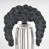 1920 René Lalique – Flacon Bouchon Mûres verre noir patiné blanc 10