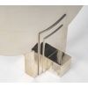CLETO MUNARI – Chandelier moderniste à Sept bougies argent massif Circa 1980 28