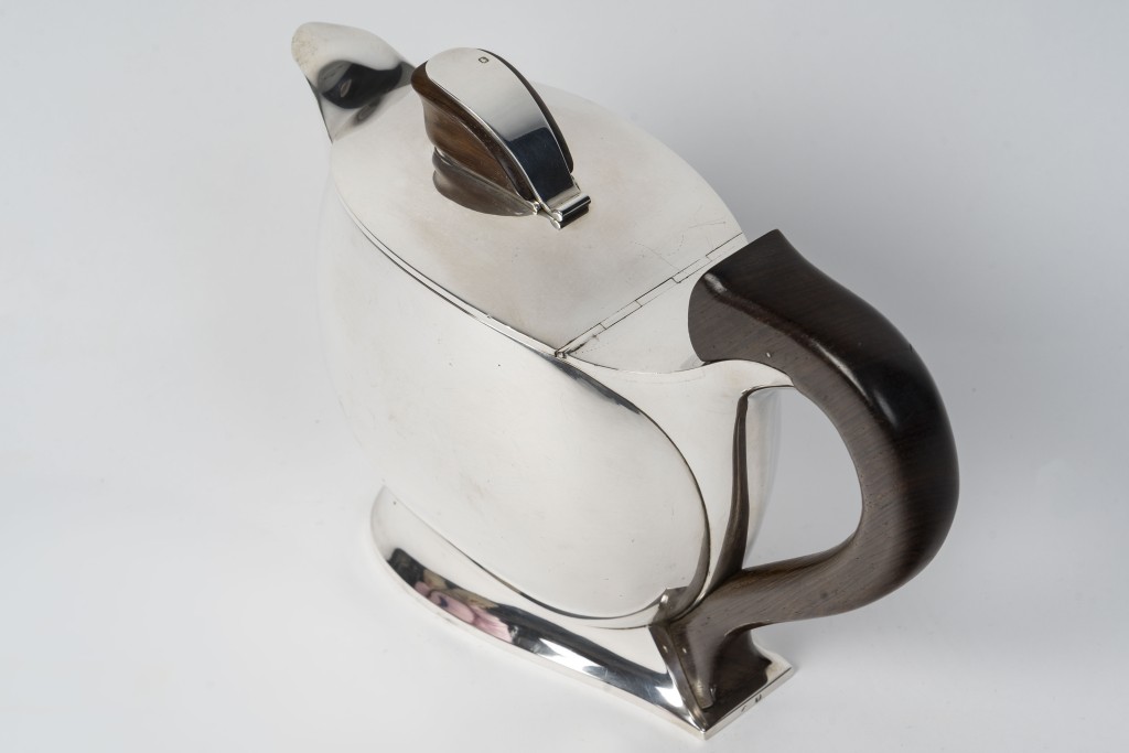 JEAN TETARD – Verseuse en argent massif ART DECO vers 1930 4