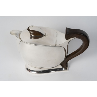 JEAN TETARD – Verseuse en argent massif ART DECO vers 1930 3