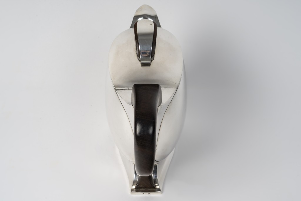 JEAN TETARD – Verseuse en argent massif ART DECO vers 1930 5