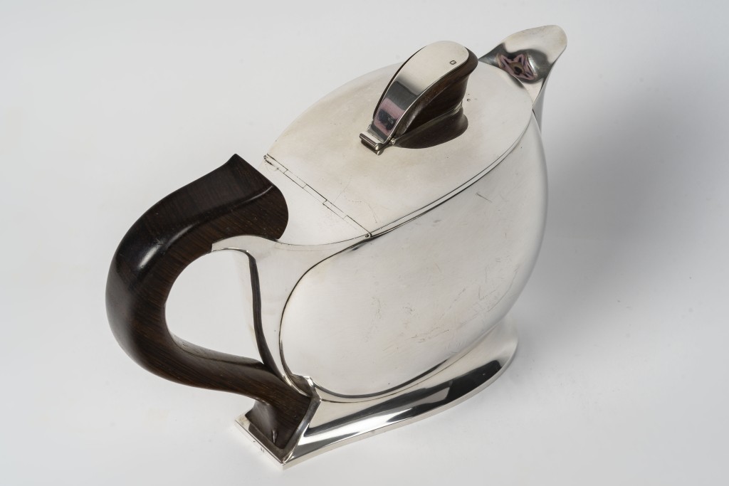 JEAN TETARD – Verseuse en argent massif ART DECO vers 1930 6