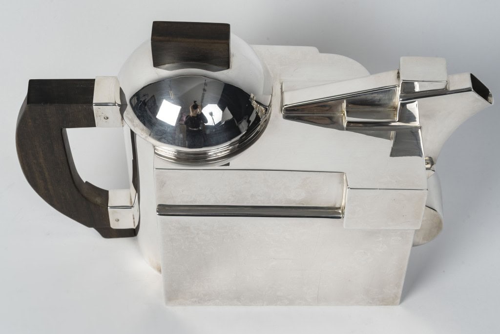 CLETO MUNARI « R&A » Verseuse en argent massif Italie 1993 11