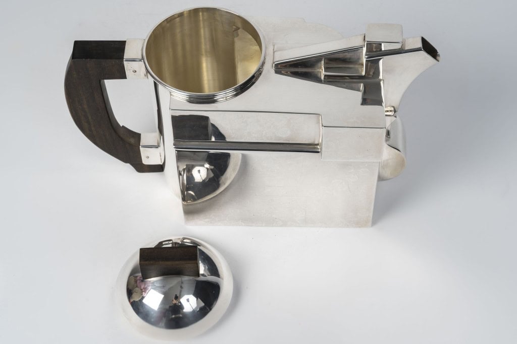 CLETO MUNARI « R&A » Verseuse en argent massif Italie 1993 6