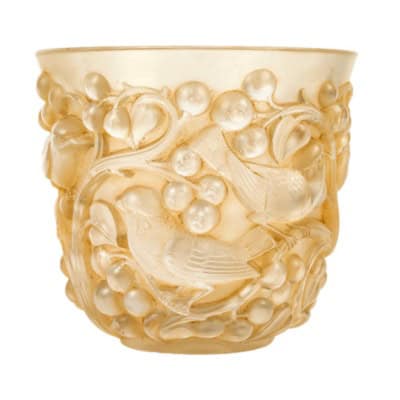 1921 , René Lalique, Vase « Avallon »